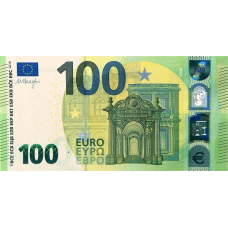 (354) European Union P24UC - 100 Euro Year 2019 (Draghi)